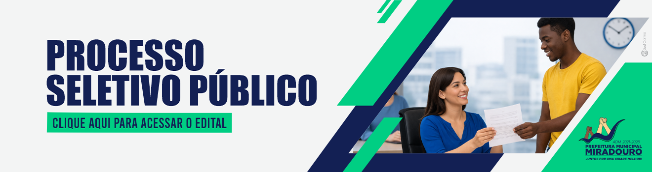 Processo Seletivo Público. Edital